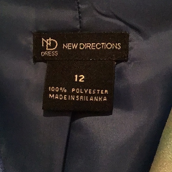 New Directions Watercolor Dress - Picture 2 of 2